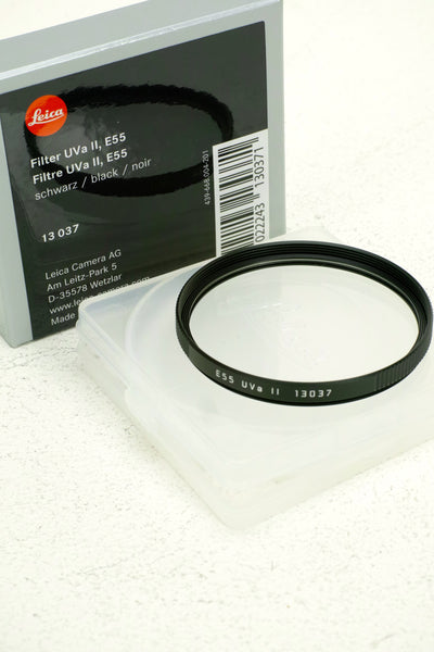 LEICA FILTER UVa II E55 – Commercial Cameras