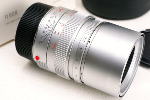 LEICA ELMARIT-M   F2.8 90mm SILVER CHROME  TYPE 11808