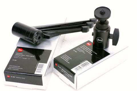 LEICA 14100 TABLE TOP TRIPOD c/w 14109 LEICA BALL HEAD 18 SMALL
