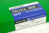 FUJI PROVIA 100F RDP 111 8x10 inch