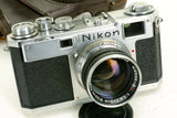 NIKON S2 RANGEFINDER c/w 5cm F1.4 SC NIKKOR LENS AND CASE. JUST SOLD