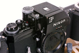 NIKON F BLACK PHOTOMIC WITH F250 BACK AND BATTERY PACK
