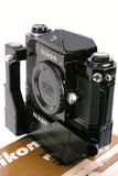 NIKON F BLACK WITH F36 DRIVE AND BATTERY PACK