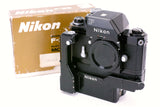 NIKON F BLACK PHOTOMIC WITH F36 MOTOR DRIVE AND BATTERY PACK