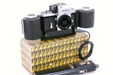 NIKON F CHROME PHOTOMIC with F-250 MOTOR DRIVE PACK