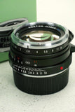 Voigtlander 40mm F1.4 Classic S.C. in Leica M mount with LH-6 hood