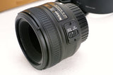 Nikon AF-S 50mm F1.8G  lens
