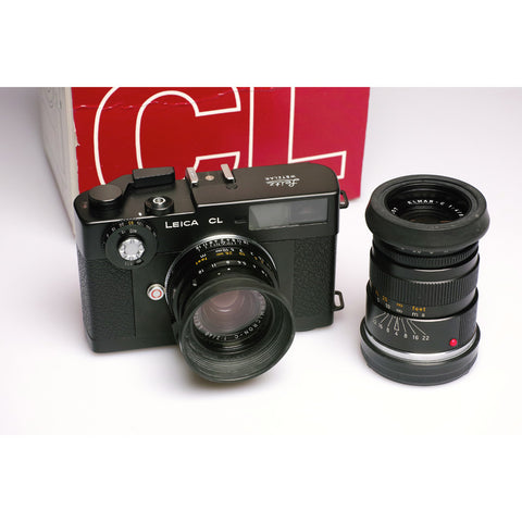 Leica CL + 40mmF2 Summicron C + 90mm F4 Elmar-C