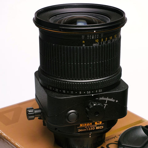 Nikon 24mm F3.5 PC-E shift lens