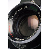 Schneider Symmar (Linhof selected )  F5.6/180mm lens